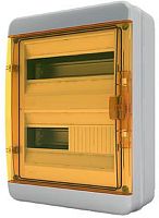 Бокс пластиковый Tekfor ЩРН-П-24 BNO 65-24-2 (410х300х153мм) IP65 оранжевая дверца картинка 